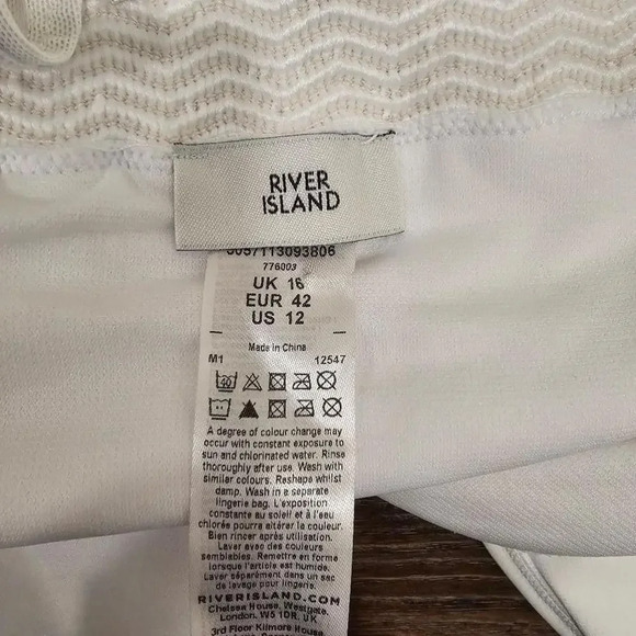 NWOT River Island High Opex One-Piece Swimsuit Size 12 - Picture 2 of 9
